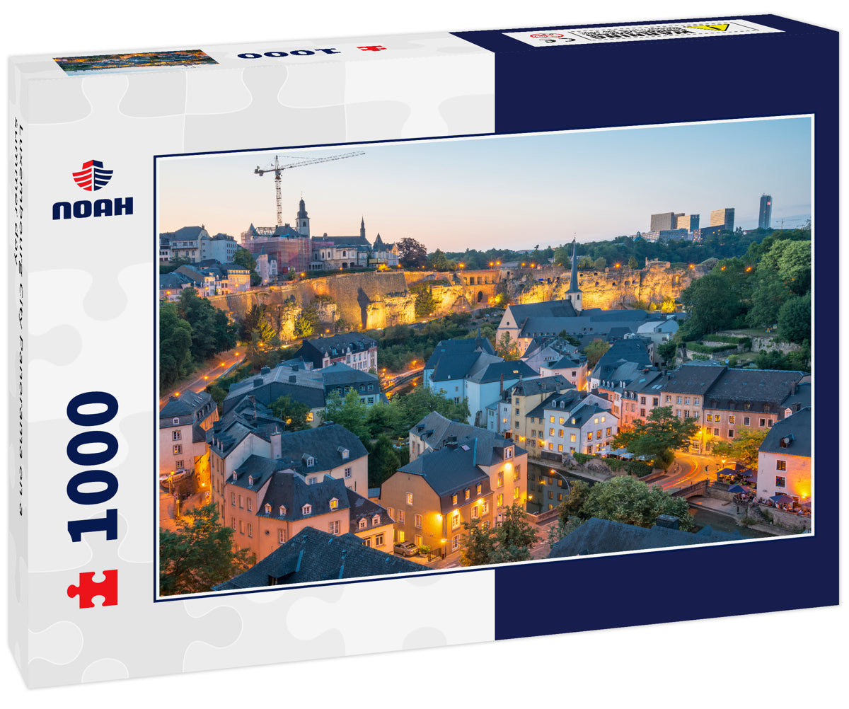Luxembourg City Panorama on a summer day