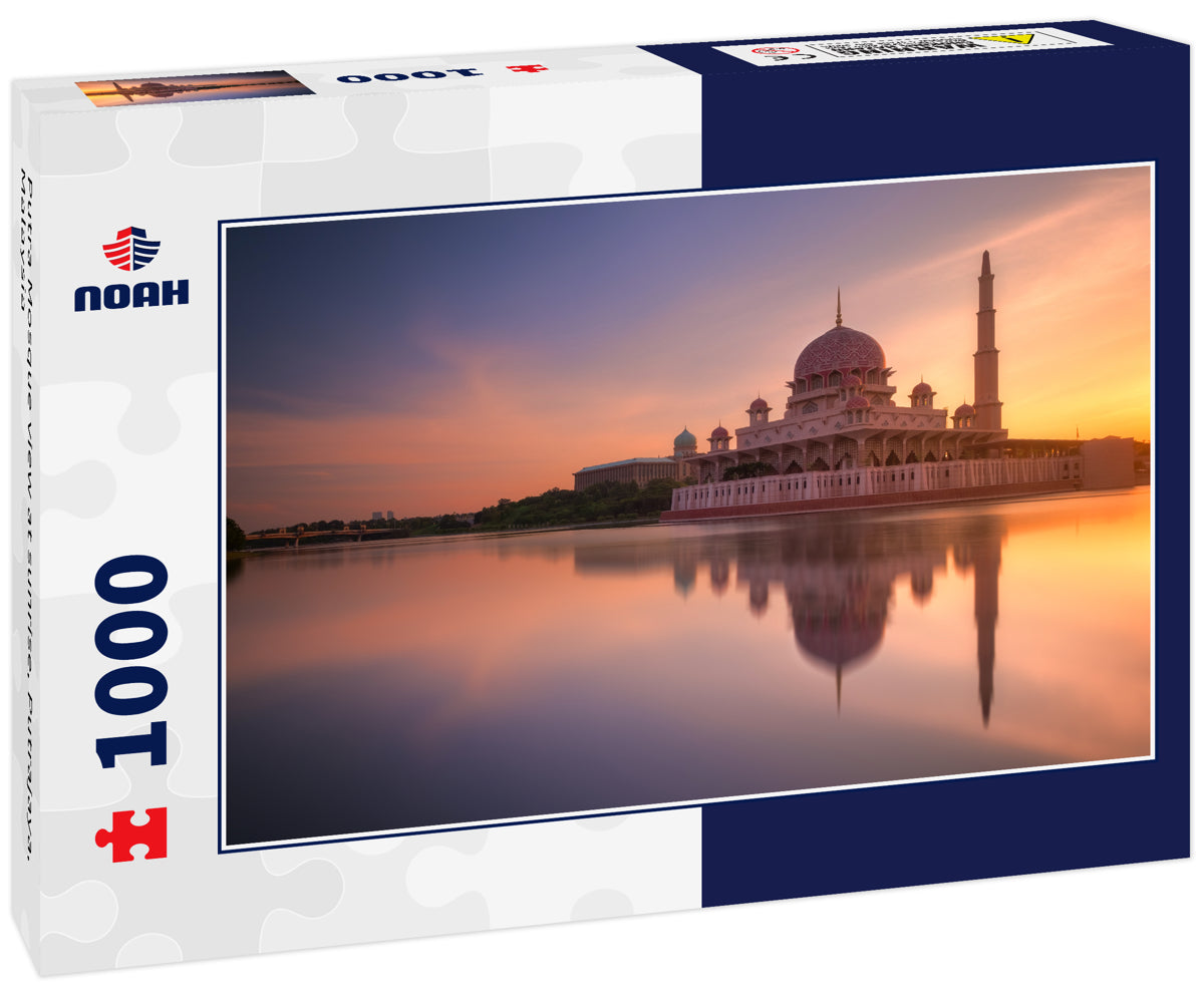 Putra Mosque view at sunrise, Putrajaya, Malaysia
