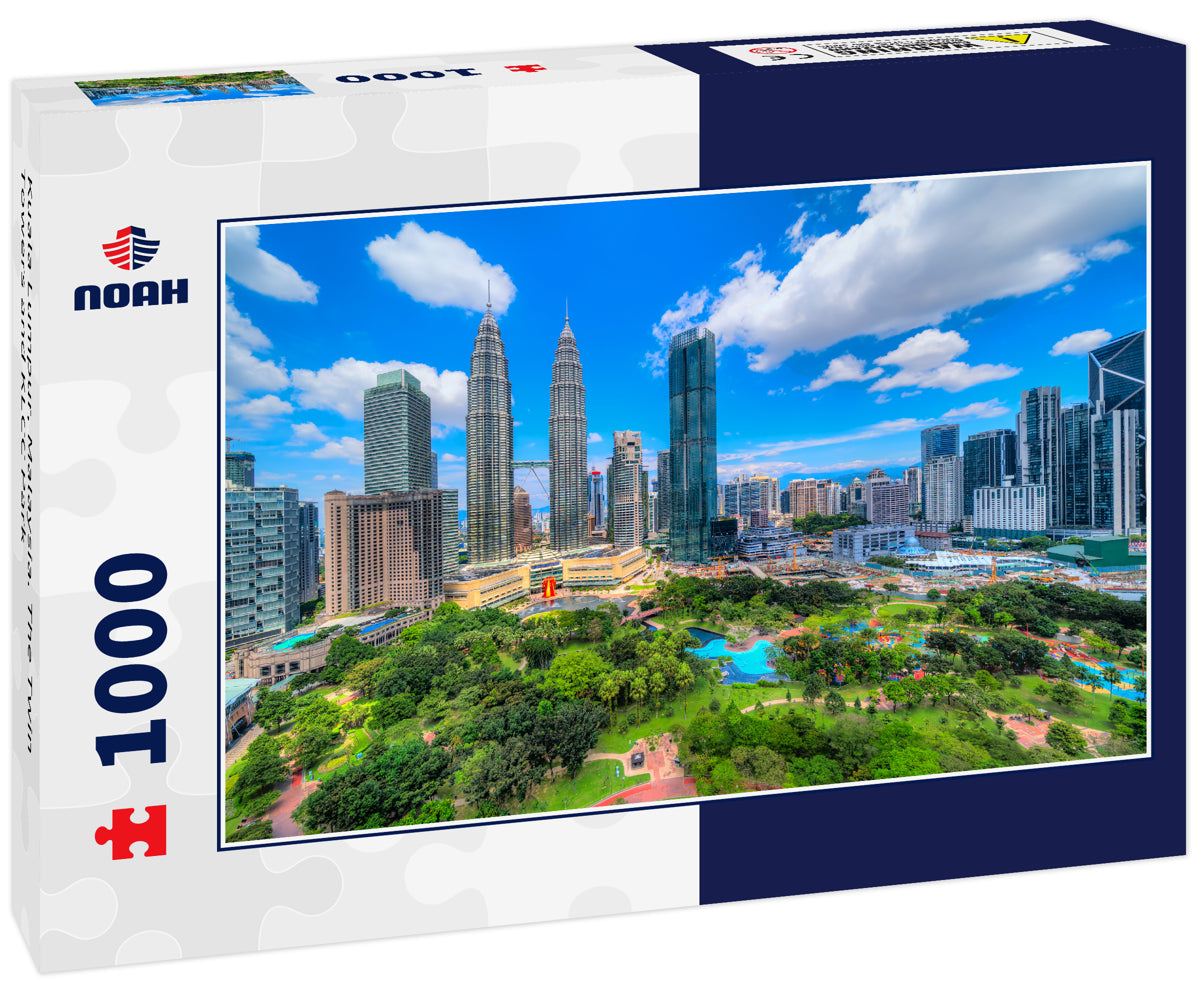 Kuala Lumpur, Malaysia. The Twin Towers and KLCC Park