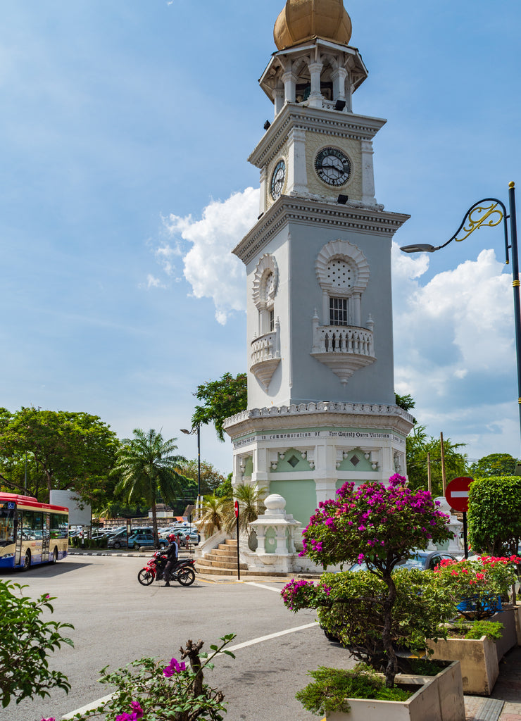 Queen Victoria Memorial Clock Tower, George Town, Penang, Malaysia