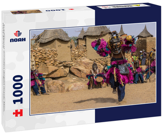 Traditional wooden dogon mask, Mali, West Africa