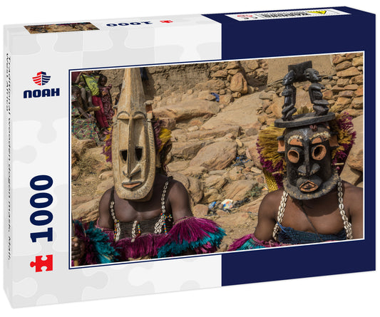 Traditional wooden dogon mask, Mali, West Africa