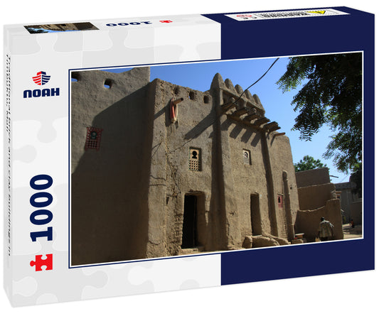 Traditional brick and clay buildings in Timbuktu, Mali