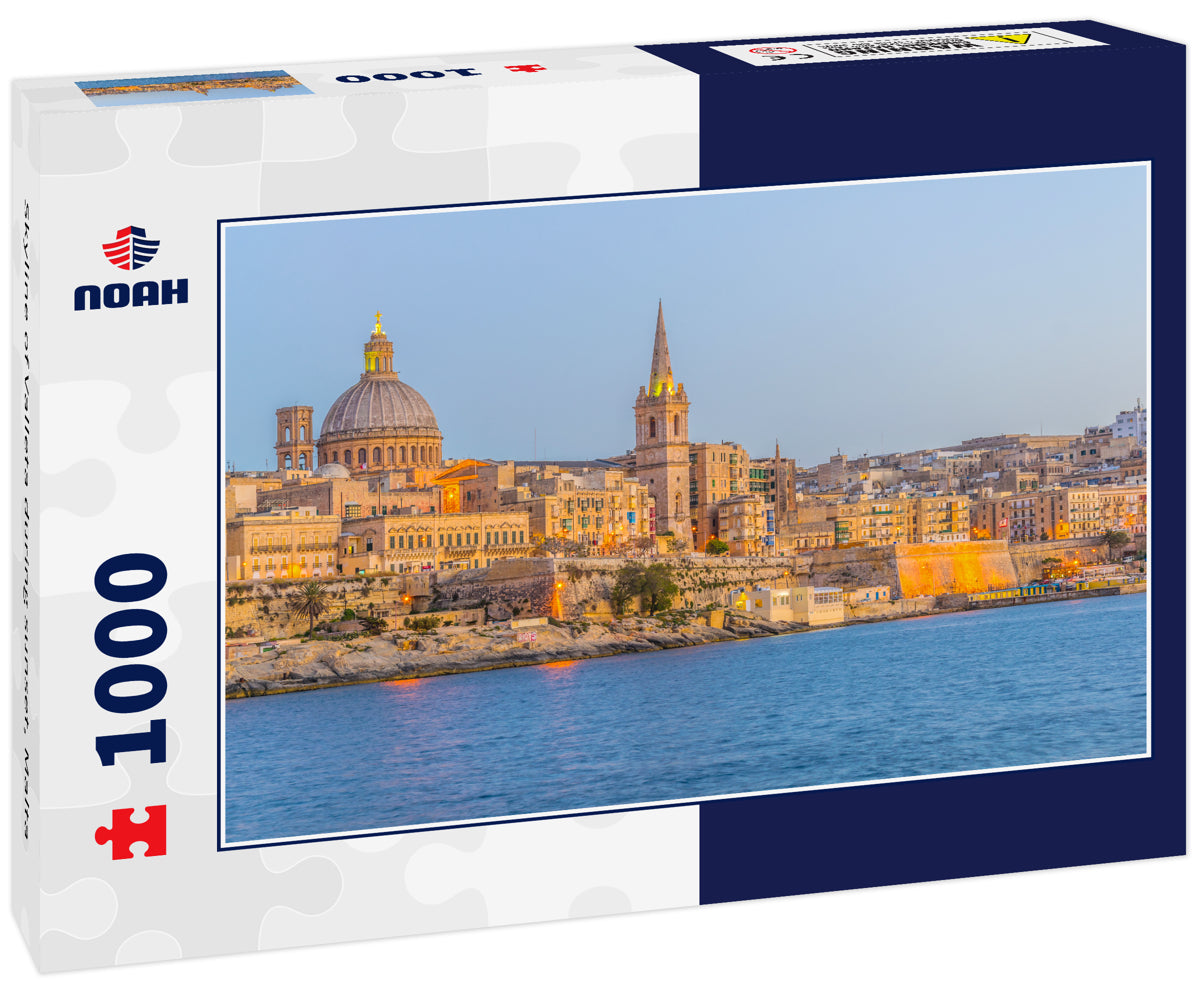 Skyline of Valleta during sunset, Malta
