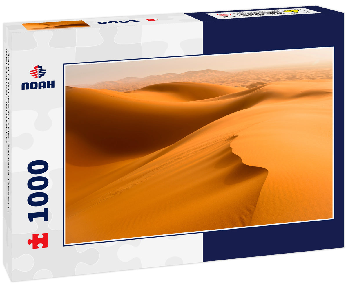 Sand dunes in the Sahara Desert, Merzouga, Morocco