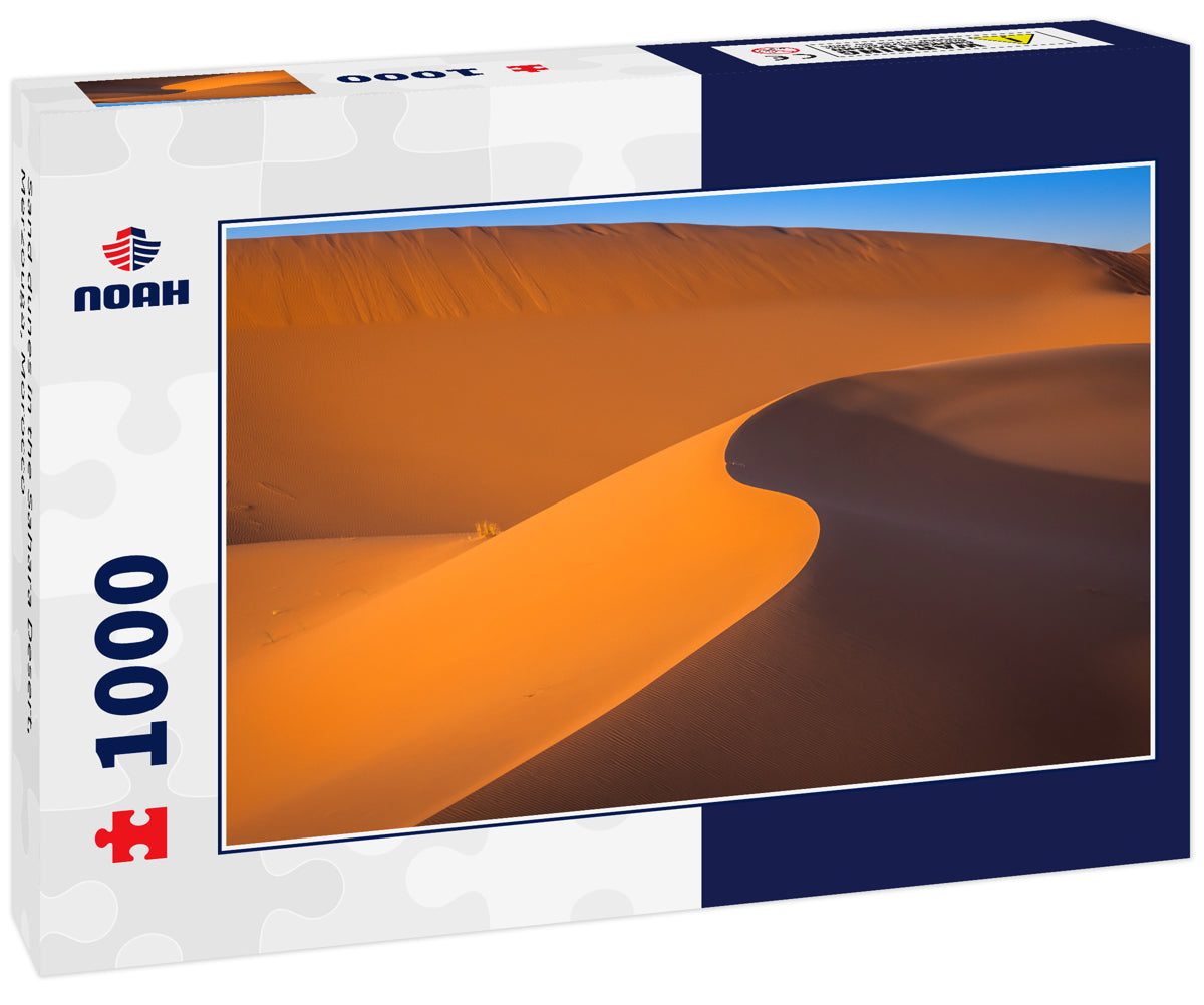 Sand dunes in the Sahara Desert, Merzouga, Morocco