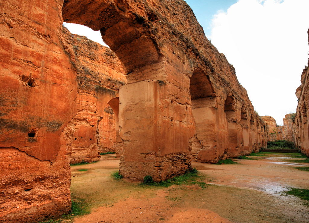 In the old city of Meknes in Morocco