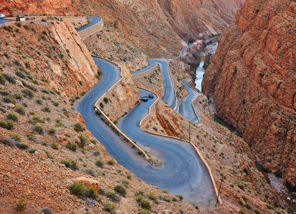 Dades Gorge is a gorge of Dades River in Atlas Mountains in Morocco