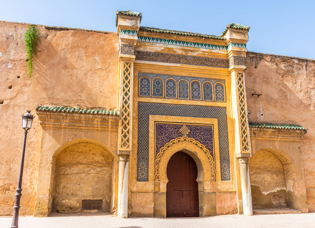 Gate in Meknes, Morocco