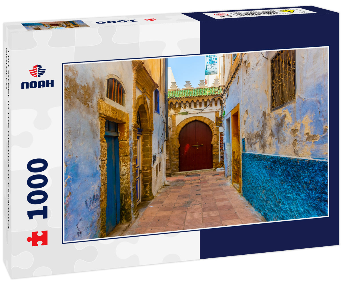 Old street in the medina of Essaouira, Morocco