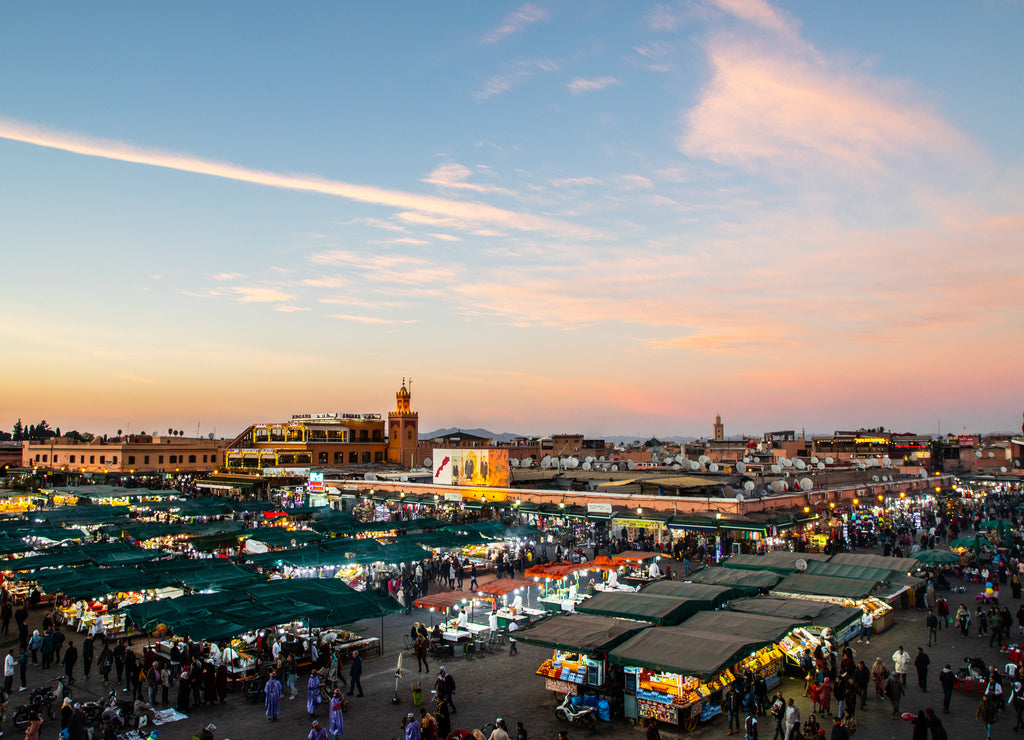 Djemaa El Fna square, Marrakech, Morocco