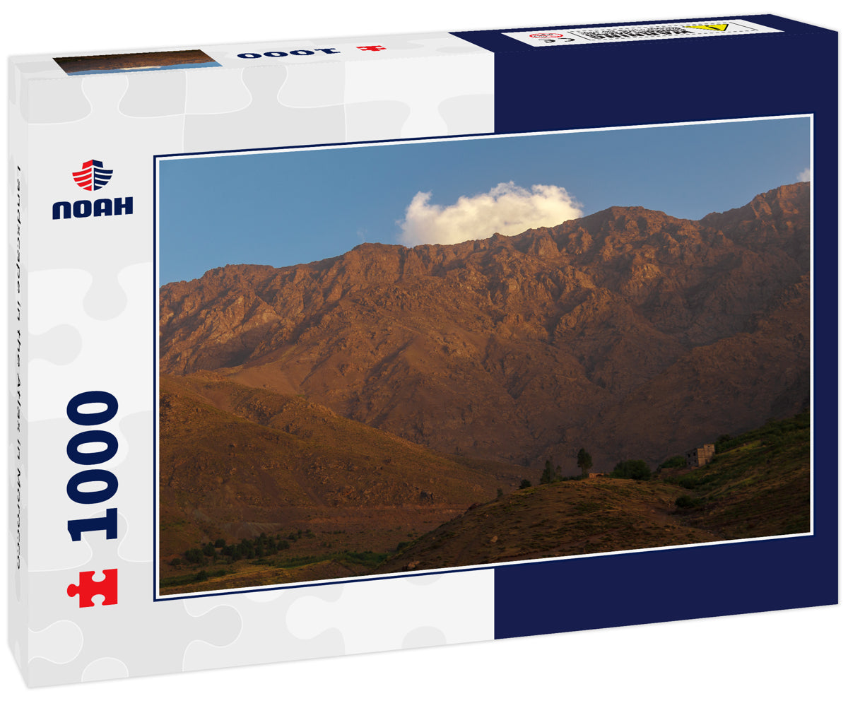 Landscape in the Atlas in Morocco