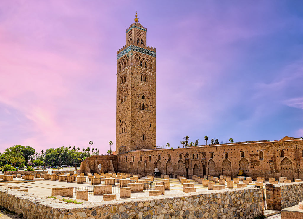 The Koutoubia Mosque in Marrakesh, Morocco