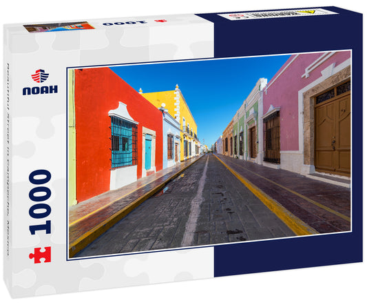 Beautiful Street in Campeche, Mexico