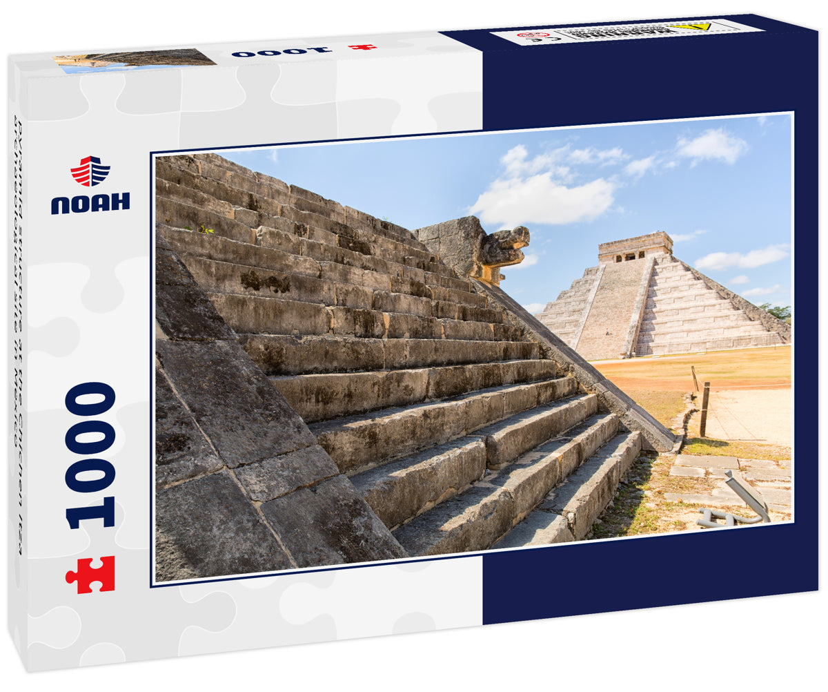 pyramid structure at the Chichen Itza archaeological site in Mexico