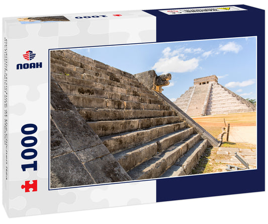 pyramid structure at the Chichen Itza archaeological site in Mexico