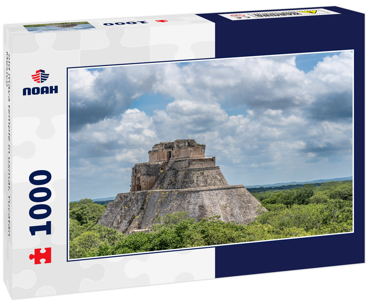 old maya temple in uxmal, Yucatan Mexico