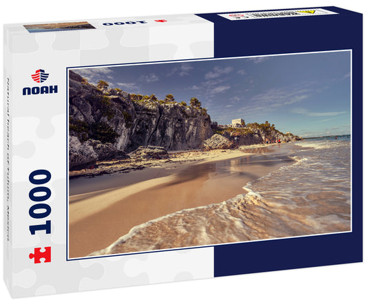 Natural beach of Tulum, Mexico