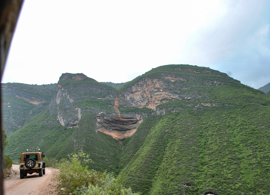 Panoramic view of Sierra Gorda in Queretaro Mexico