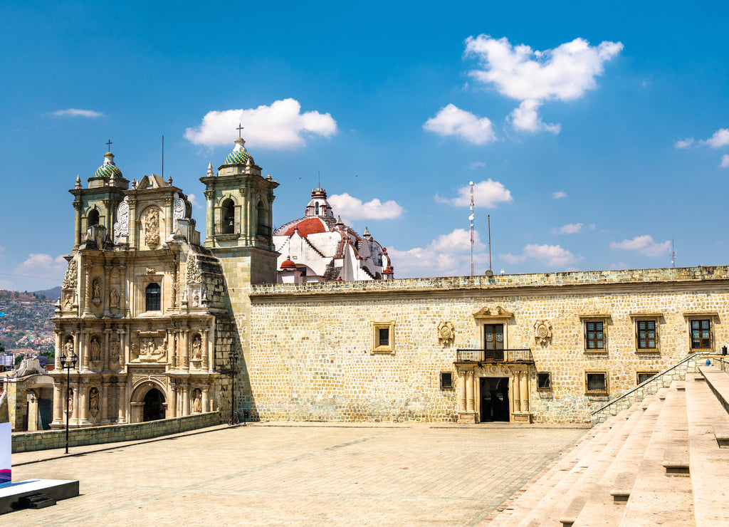 The Basilica of Our Lady of Solitude in Oaxaca de Juarez, Mexico
