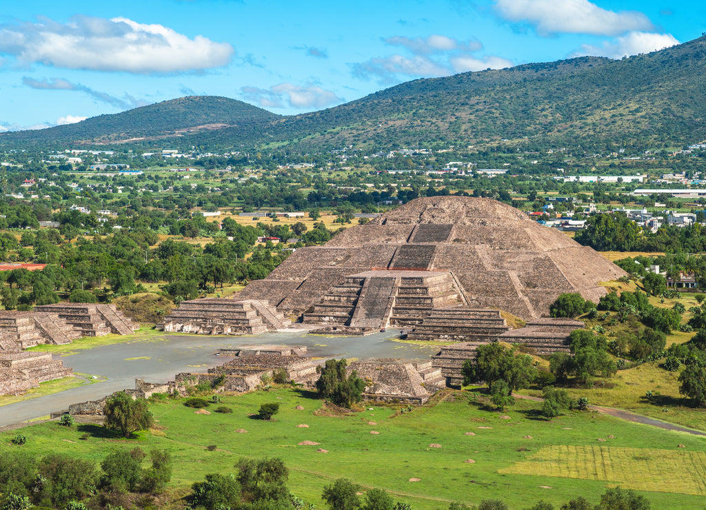Pyramid of moon in Teotihuacan, Mexico