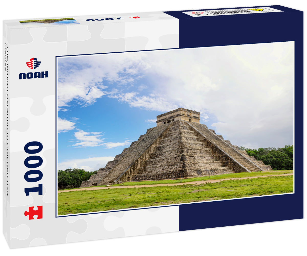 The Mayan pyramid in Chichen Itza Mexico