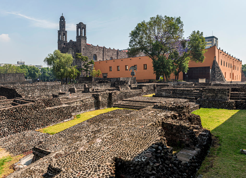 Tlatelolco Church, downtown of Mexico