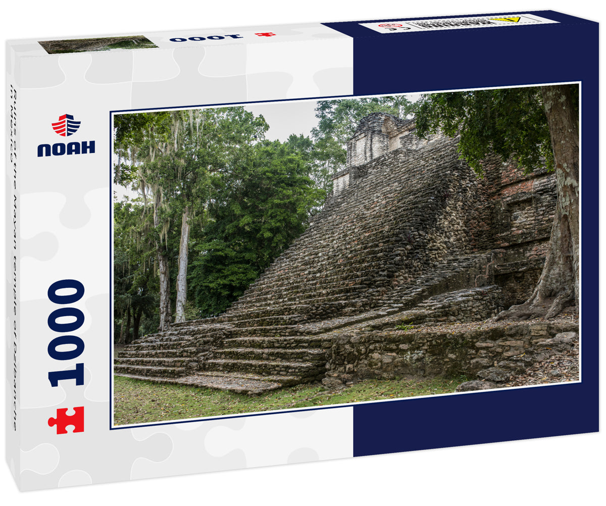 Ruins of the Mayan temple of Dzibanche in Mexico