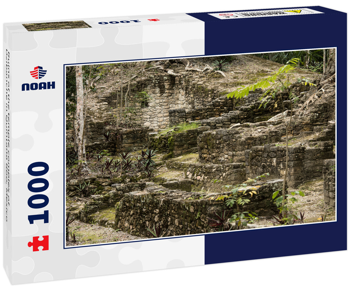 Ruins of the temple complex of Dzibanche in Quintana Roo, Mexico