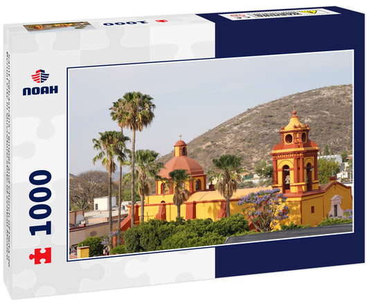 Saint Sebastians Tempel and Church of Peña de Bernal City in Querétaro state of central Mexico