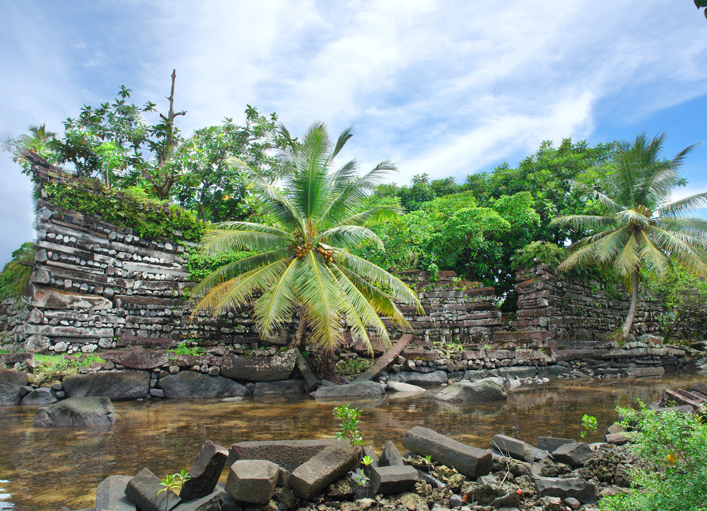 Nan Madol - archaeological site on the island of Pohnpei, Federated States of Micronesia