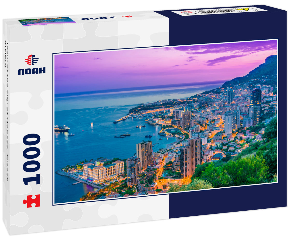 View of the city of Monaco. French Riviera