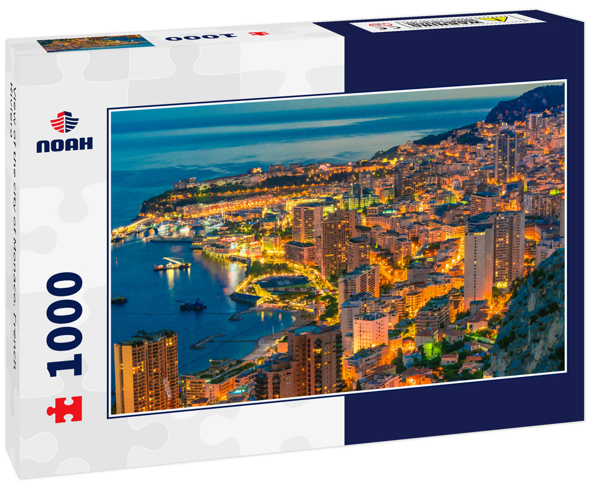 View of the city of Monaco. French Riviera