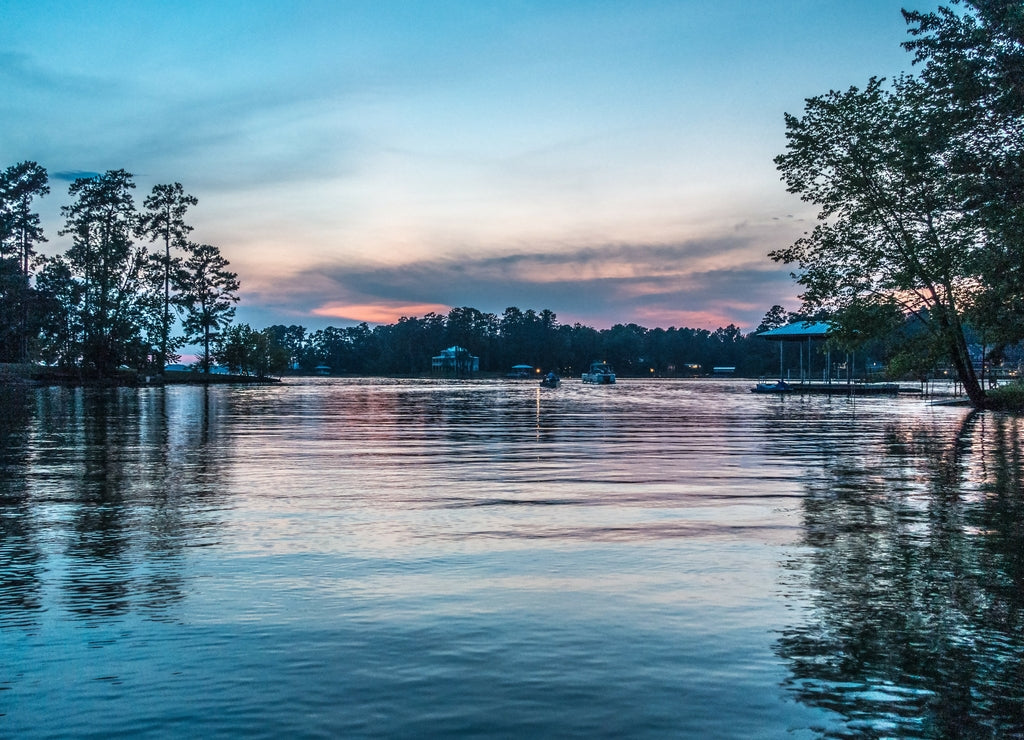 beautiful scenes on lake wateree in south carolina