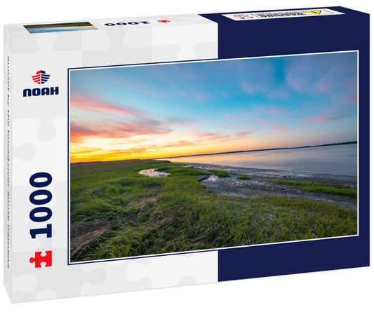 Sunset by the broad river South Carolina