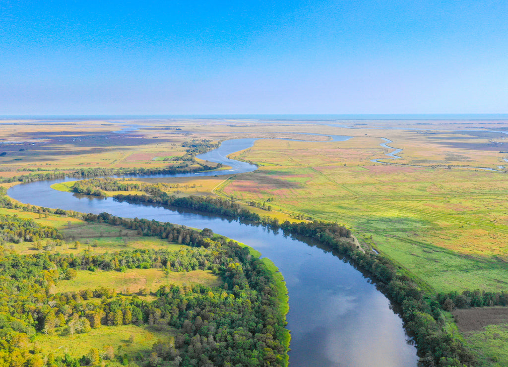 Santee River Aerial South Carolina
