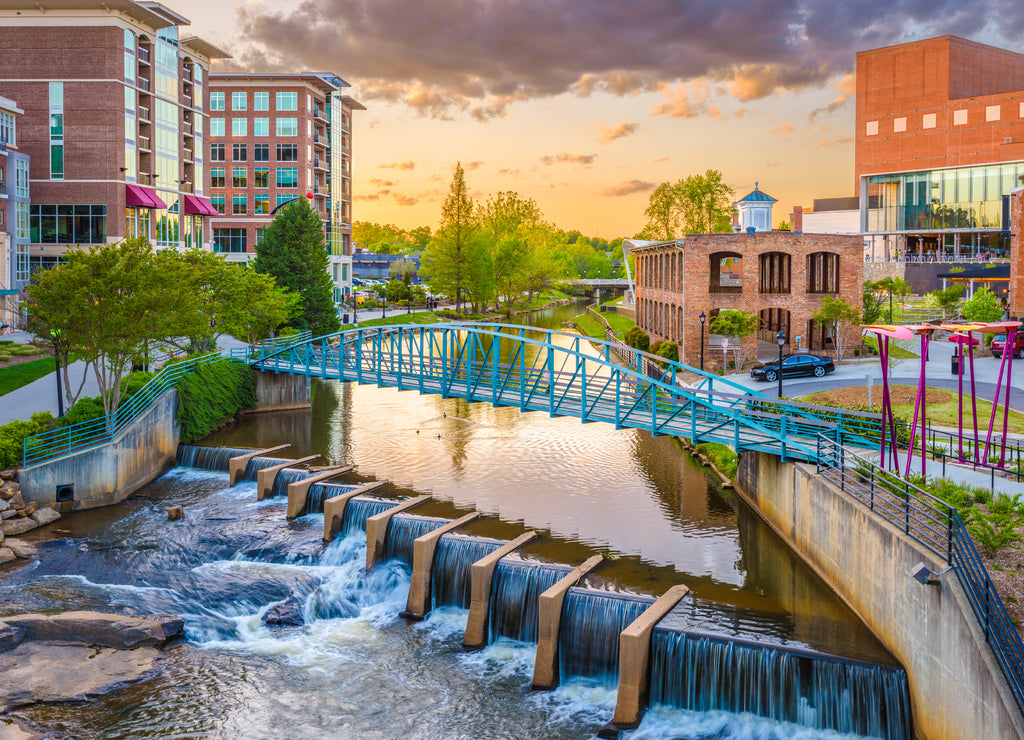 Greenville, South Carolina, USA Cityscape