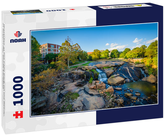 Waterfall at the Falls Park on the Reedy, in Greenville, South Carolina