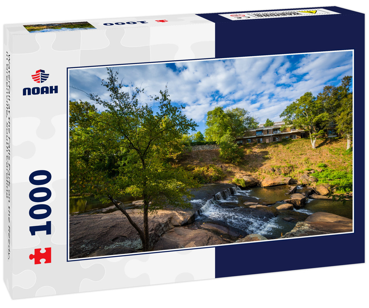 Waterfall at the Falls Park on the Reedy, in Greenville, South Carolina