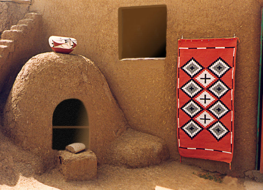 Taos adobe oven, New Mexico
