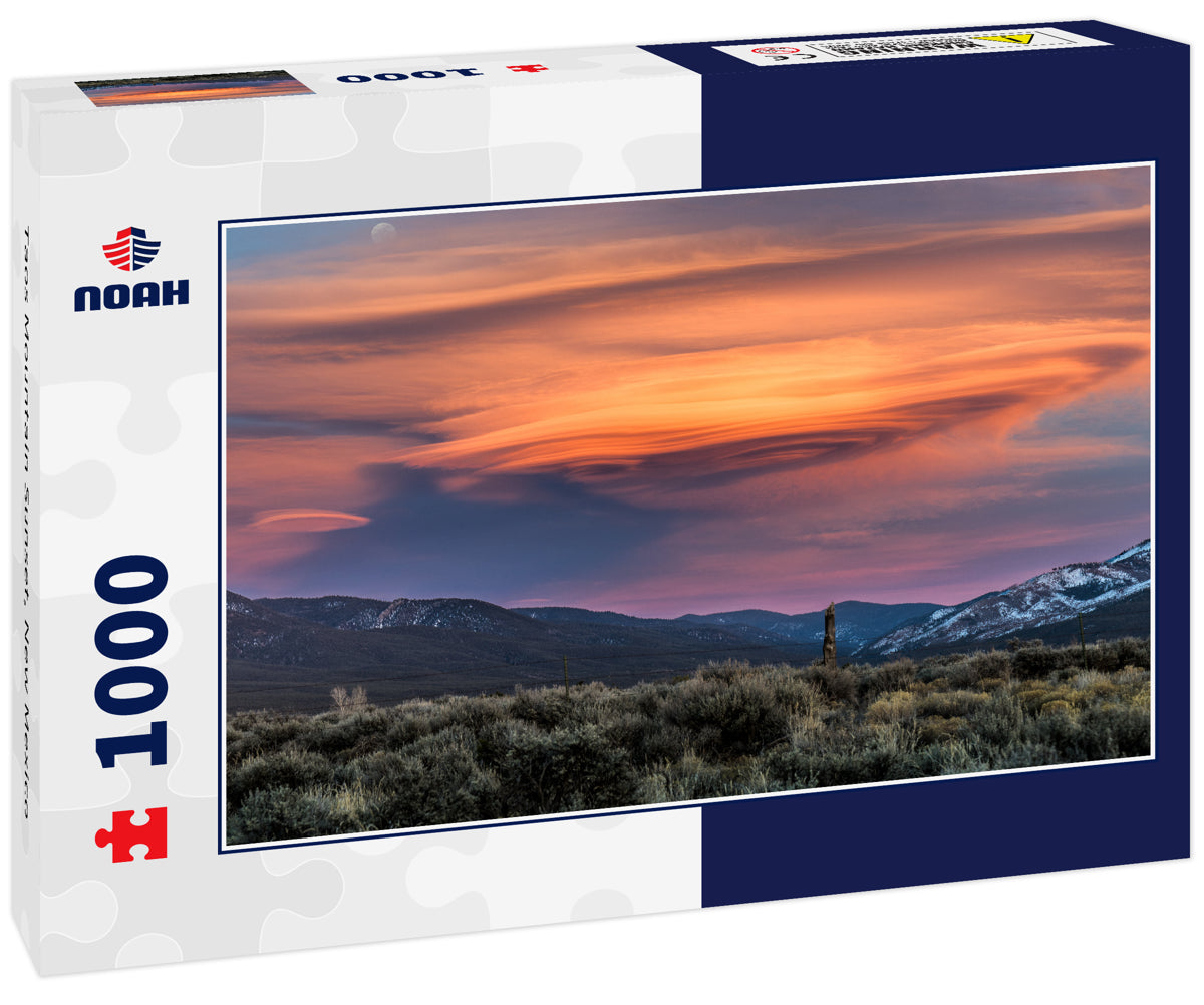 Taos Mountain Sunset, New Mexico