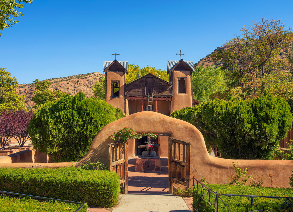 El Santuario De Chimayo historic Church in New Mexico