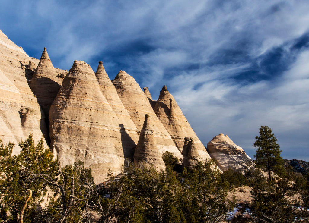 USA, New Mexico, Cochiti, Tent Rocks Monument