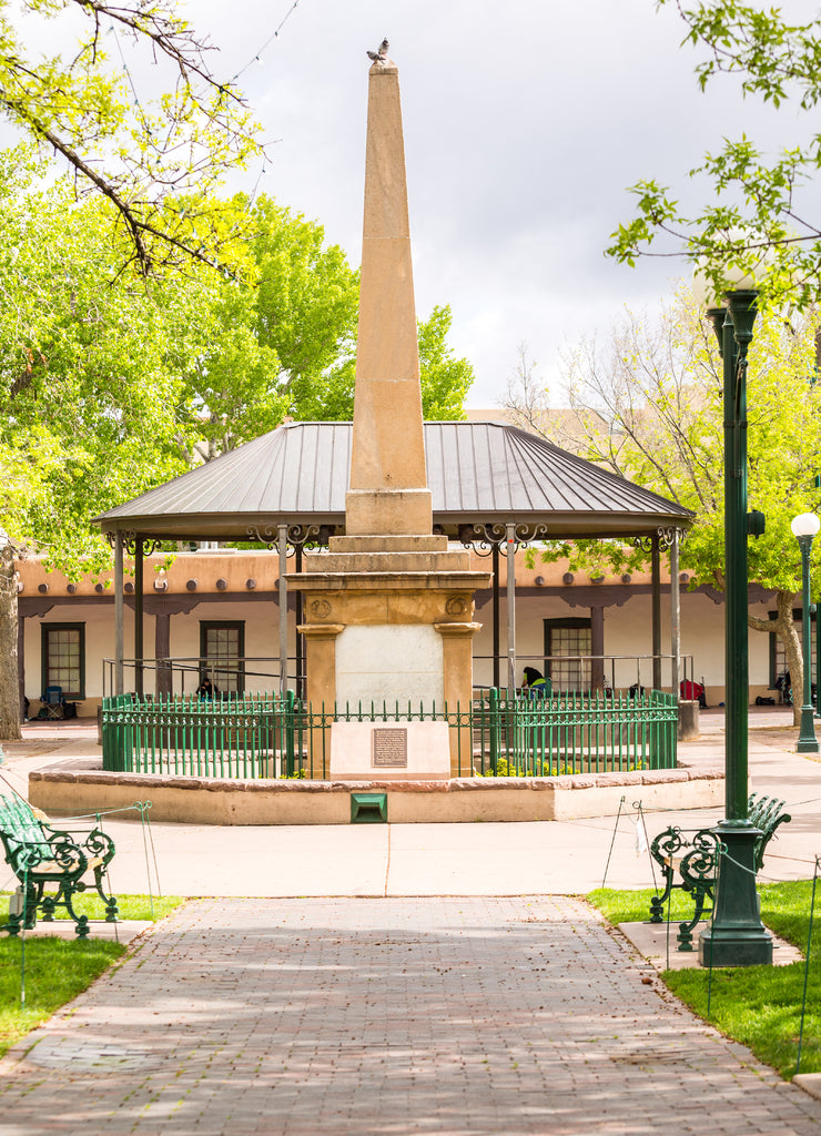 Monument at Santa Fe Plaza, New Mexico