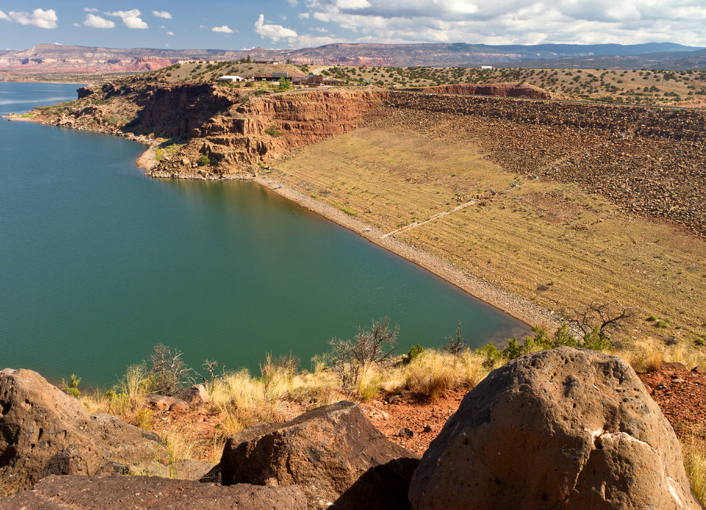 Abiquiu Lake dam, New Mexico reservoir