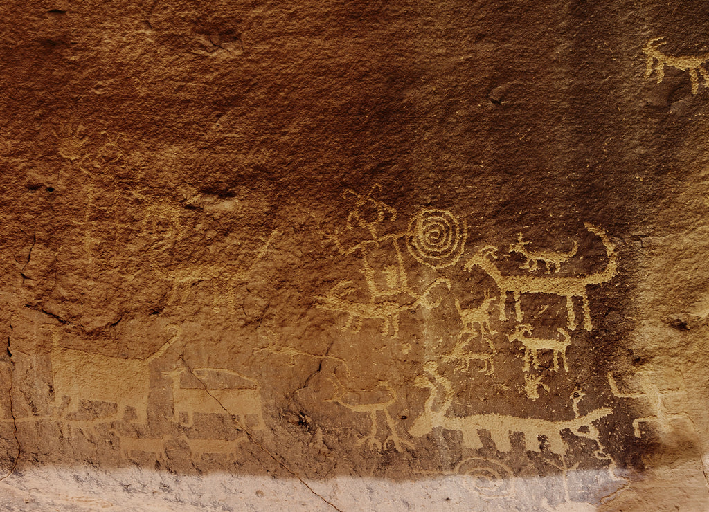 Una Vida Petroglyphs, Chaco Culture National Historic Park, New Mexico