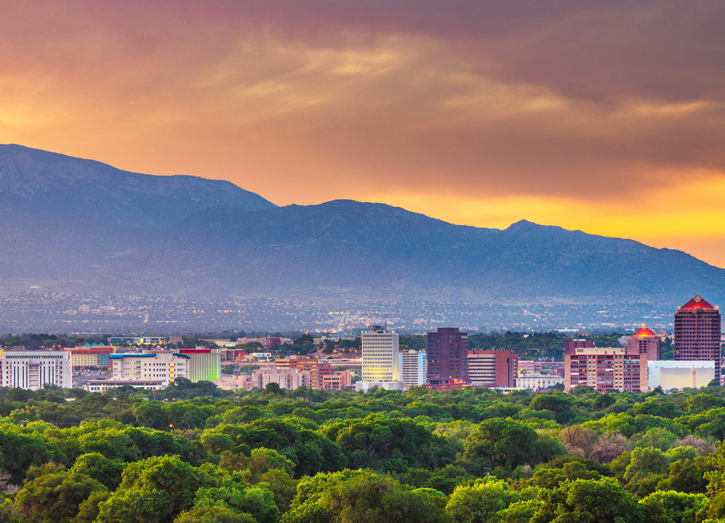 Albuquerque, New Mexico, USA Cityscape