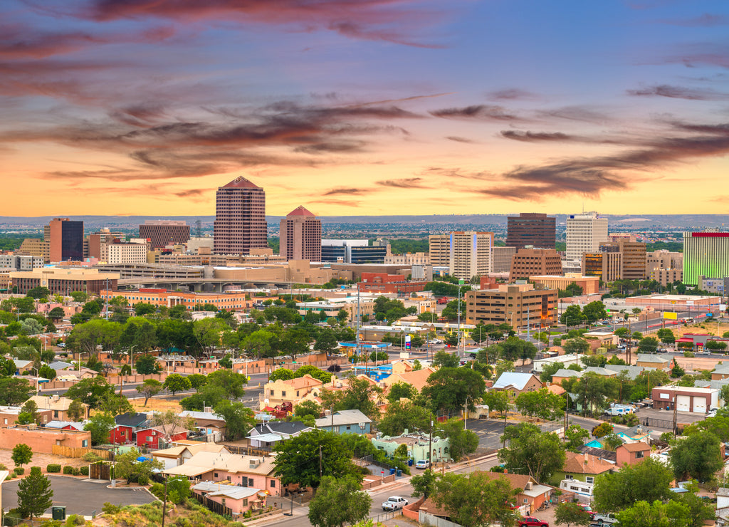 Albuquerque, New Mexico, USA Cityscape