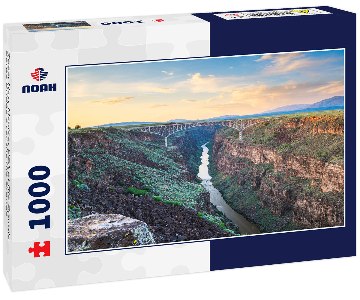 Taos, New Mexico, USA at Rio Grande Gorge Bridge over the Rio Grande