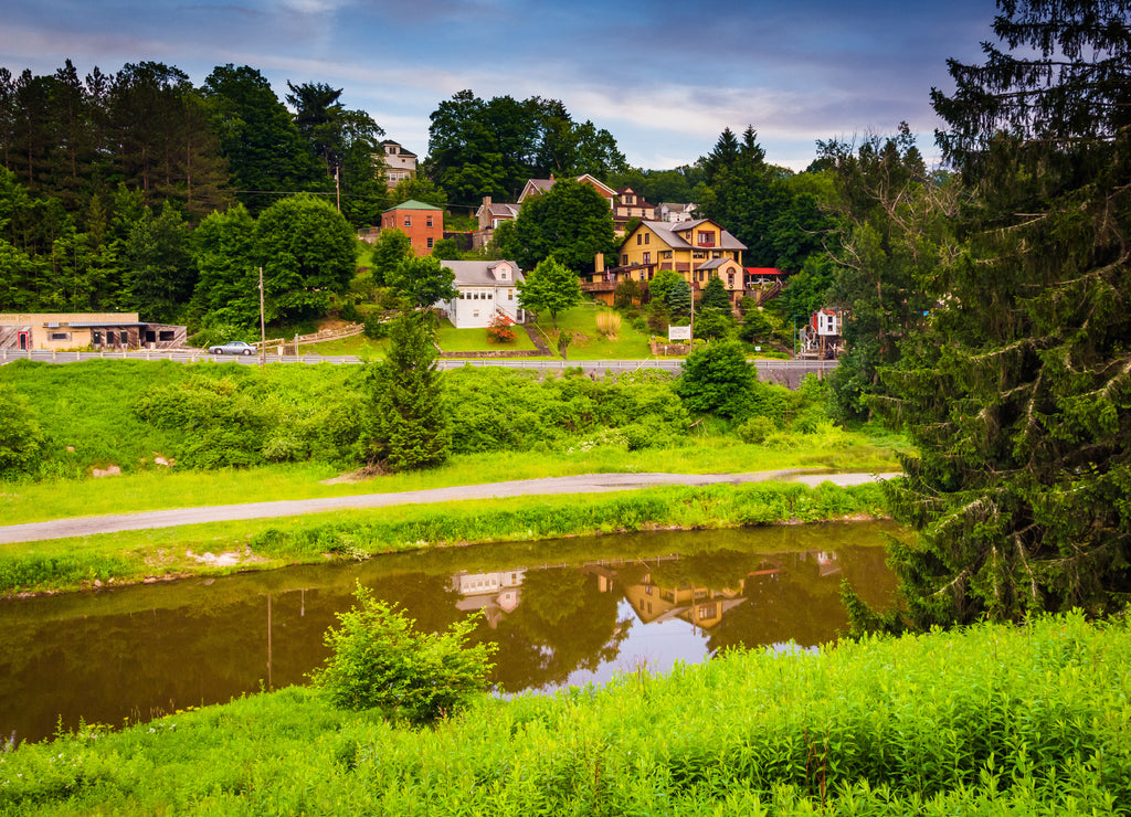 The Blackwater River in Thomas, West Virginia